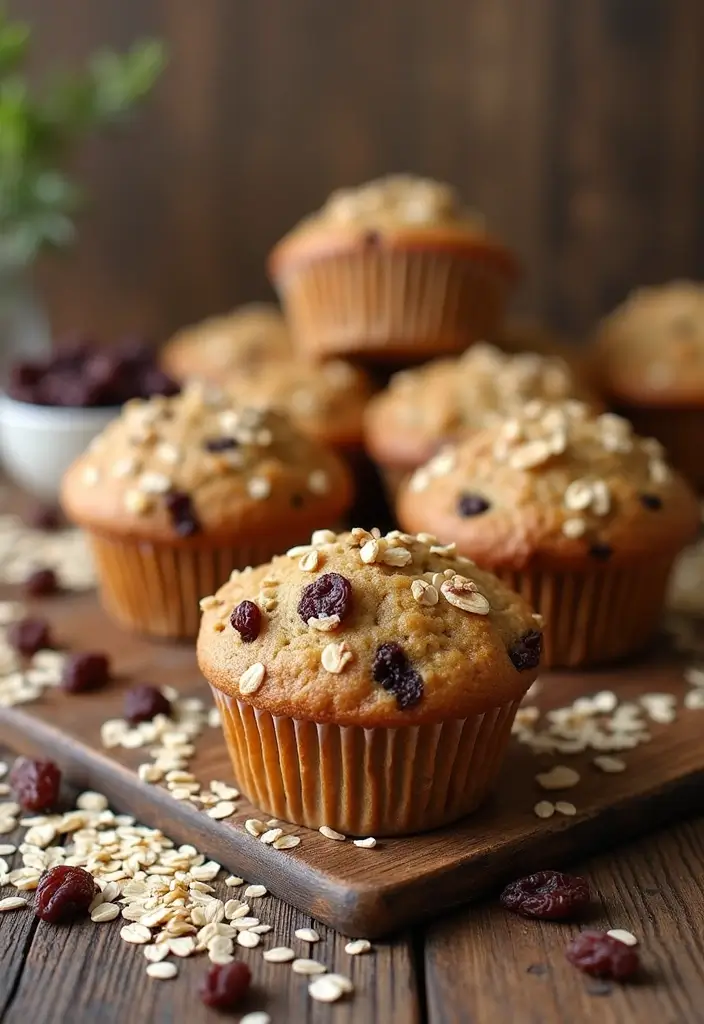 27 Gluten Free Dairy Free Muffins Recipes Soft And Moist - 23. Oatmeal Raisin Muffins