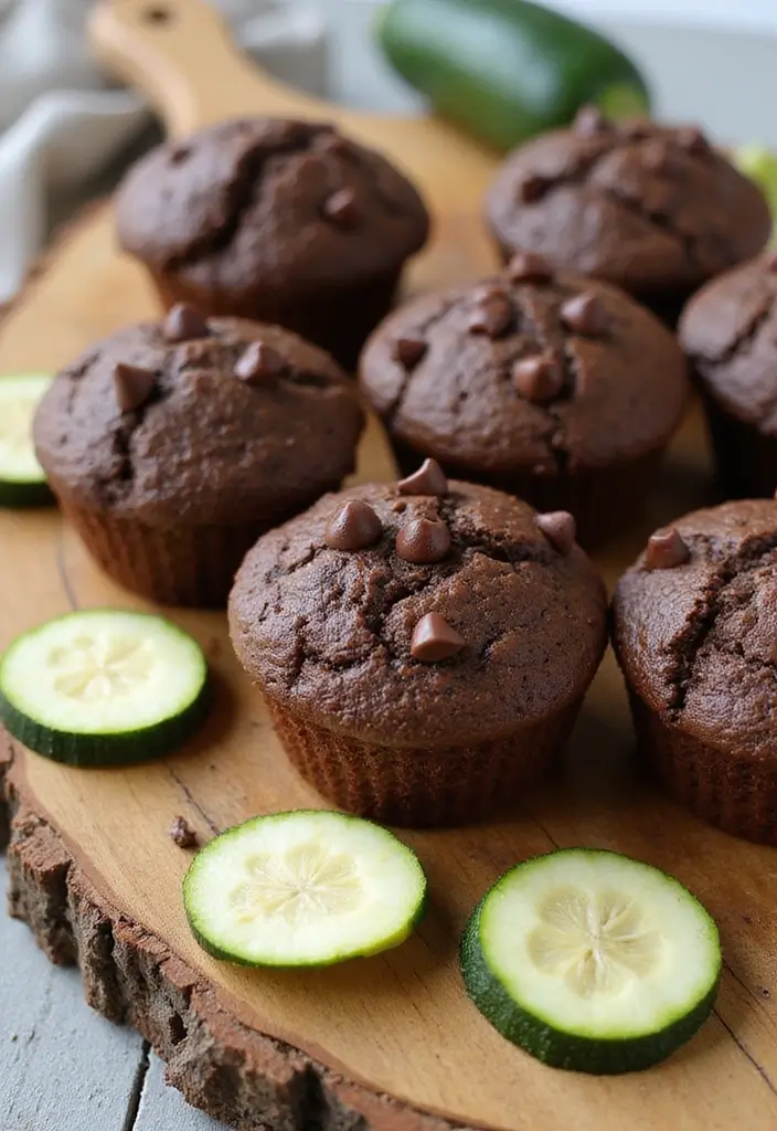 27 Gluten Free Dairy Free Muffins Recipes Soft And Moist - 4. Chocolate Zucchini Muffins