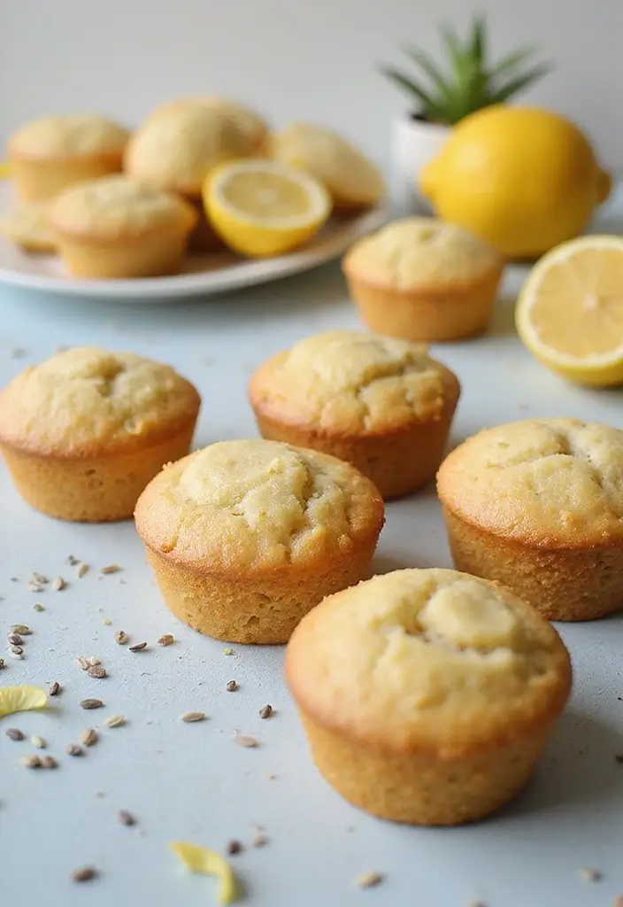 27 Gluten Free Dairy Free Muffins Recipes Soft And Moist - 8. Lemon Poppy Seed Muffins