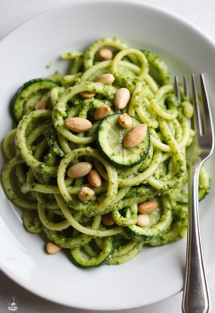 27 Gluten-Free Dairy-Free Potluck Recipes to Impress a Crowd - 13. Pesto Zucchini Noodles