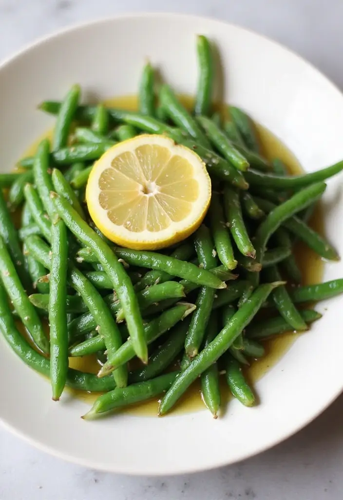27 Gluten-Free Dairy-Free Potluck Recipes to Impress a Crowd - 14. Lemon Garlic Green Beans