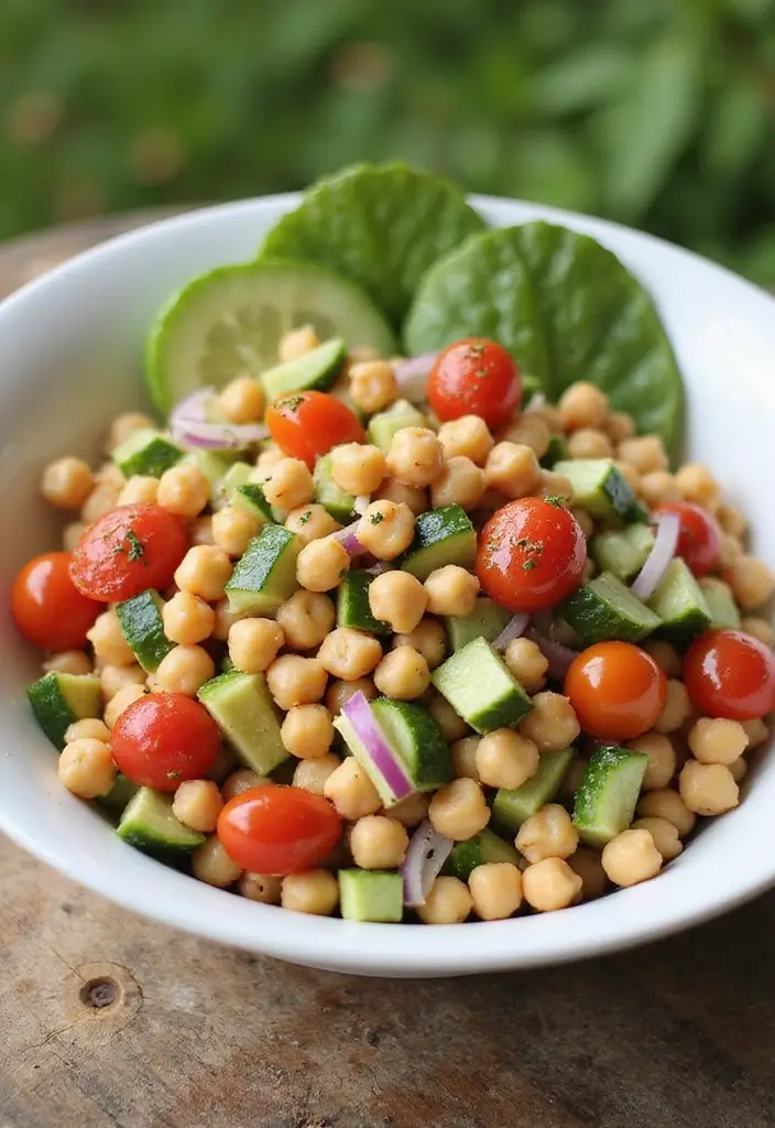 27 Gluten-Free Dairy-Free Potluck Recipes to Impress a Crowd - 19. Chickpea Salad