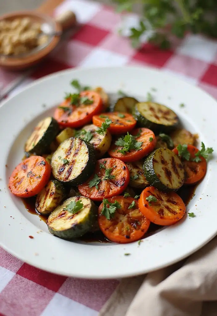 27 Gluten-Free Dairy-Free Potluck Recipes to Impress a Crowd - 23. Balsamic Grilled Veggies