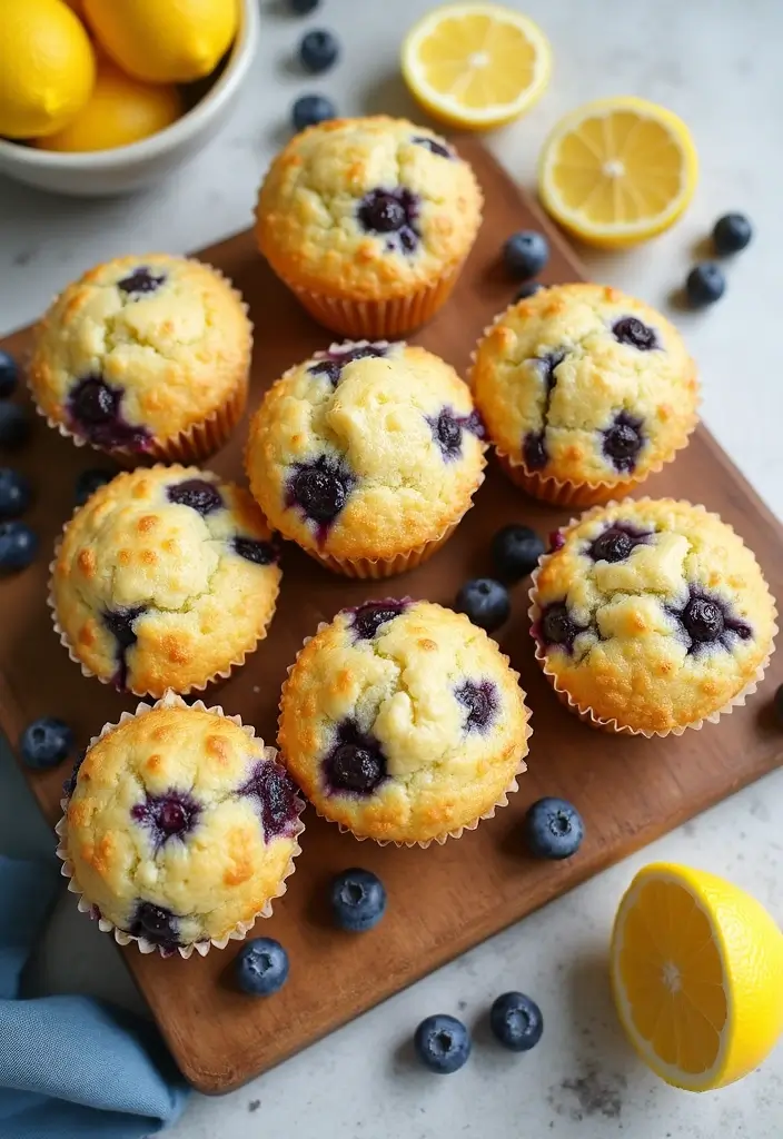 27 Gluten-Free Dairy-Free Potluck Recipes to Impress a Crowd - 24. Lemon Blueberry Muffins