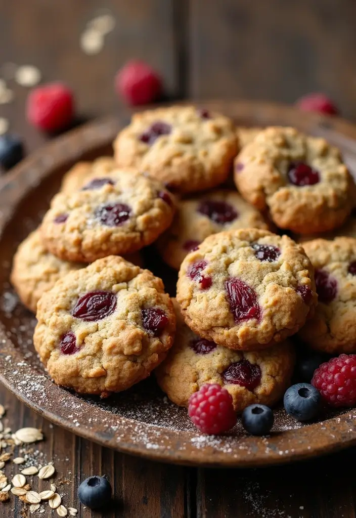27 Gluten Free Recipes Easy Celiac Desserts That Work Every Time - 10. Fruity Oatmeal Cookies