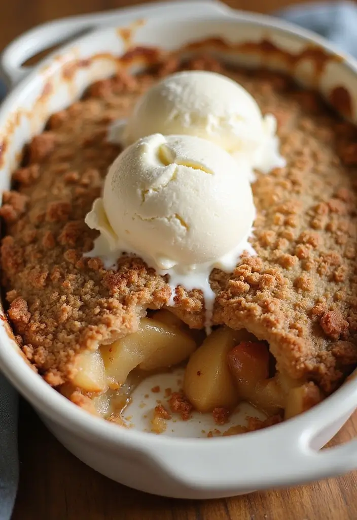 27 Gluten Free Recipes Easy Celiac Desserts That Work Every Time - 12. Apple Cinnamon Crumble