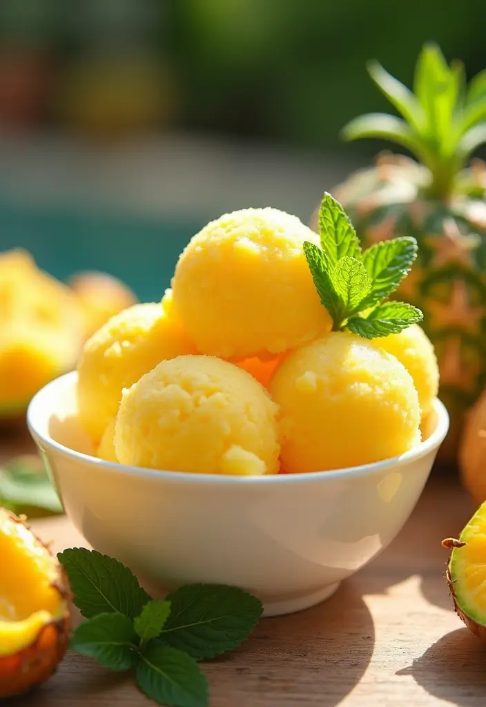 27 Gluten Free Recipes Easy Celiac Desserts That Work Every Time - 13. Mango Coconut Sorbet