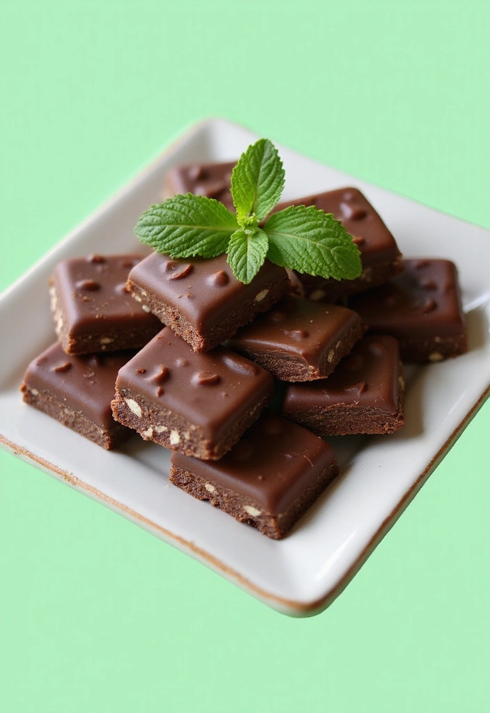 27 Gluten Free Recipes Easy Celiac Desserts That Work Every Time - 20. Chocolate Mint Bars