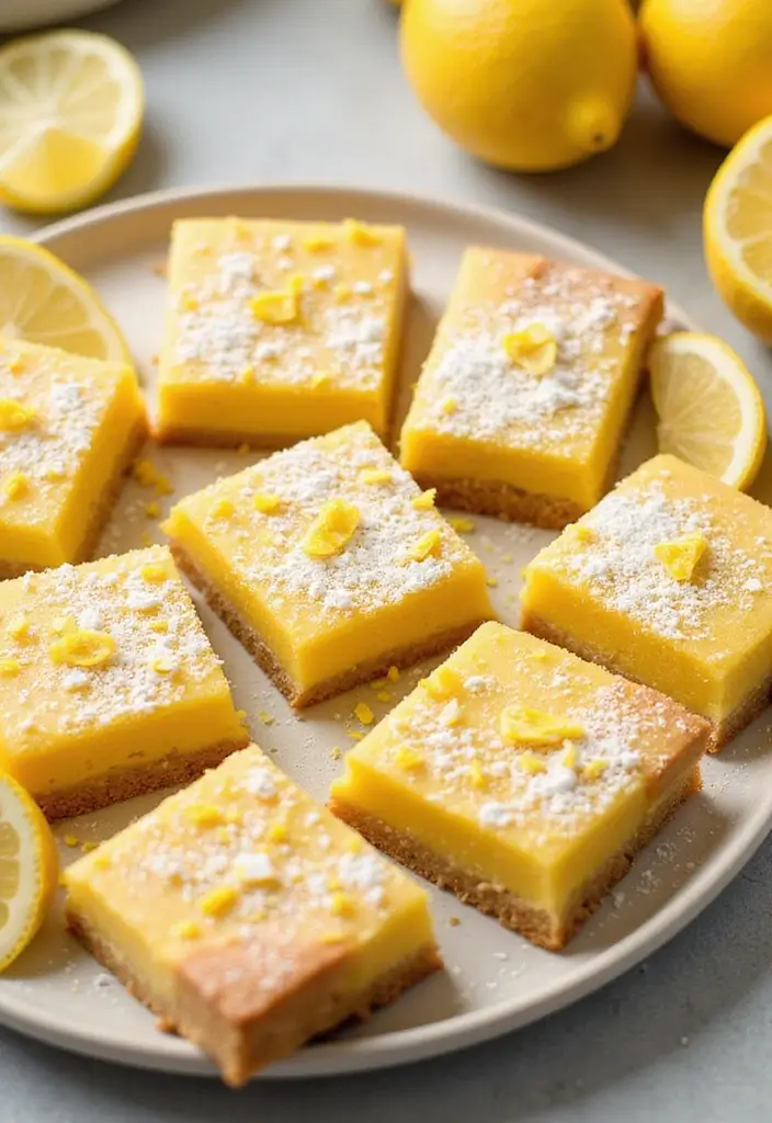 27 Gluten Free Recipes Easy Celiac Desserts That Work Every Time - 5. Zesty Lemon Bars