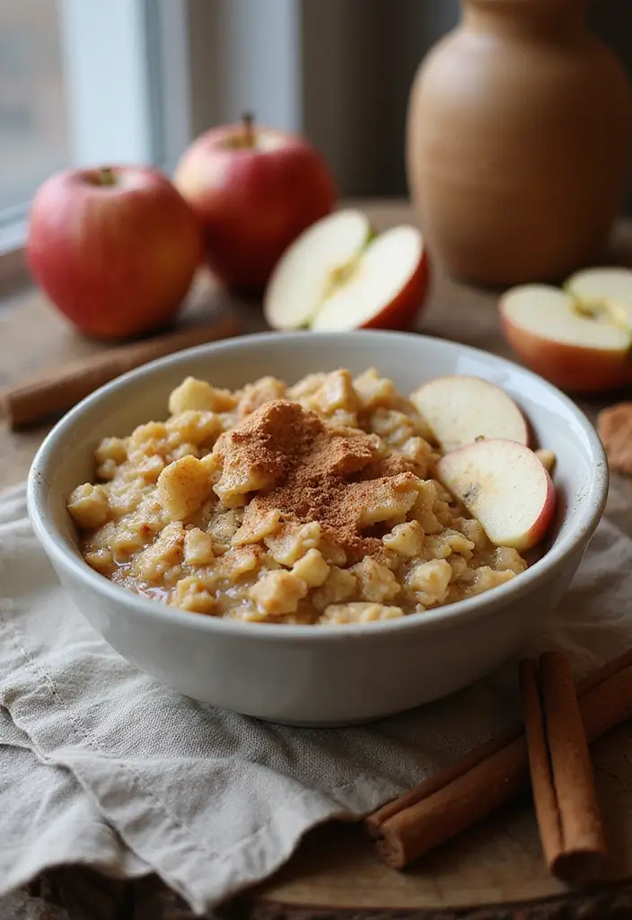 27 No Onion No Garlic Recipes Gluten Free And Delicious - 10. Apple Cinnamon Oatmeal