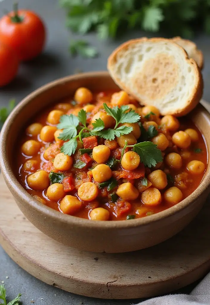 27 No Onion No Garlic Recipes Gluten Free And Delicious - 2. Spicy Chickpea Stew