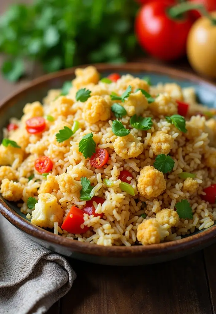 27 No Onion No Garlic Recipes Gluten Free And Delicious - 5. Cauliflower Fried Rice