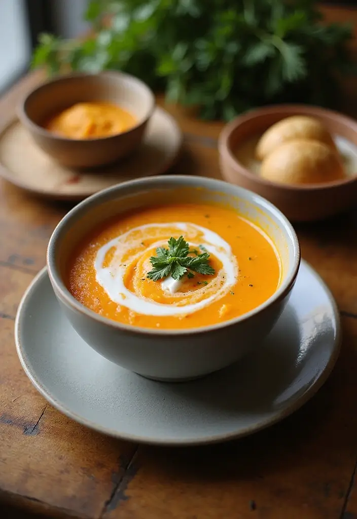 27 No Onion No Garlic Recipes Gluten Free And Delicious - 6. Carrot Ginger Soup