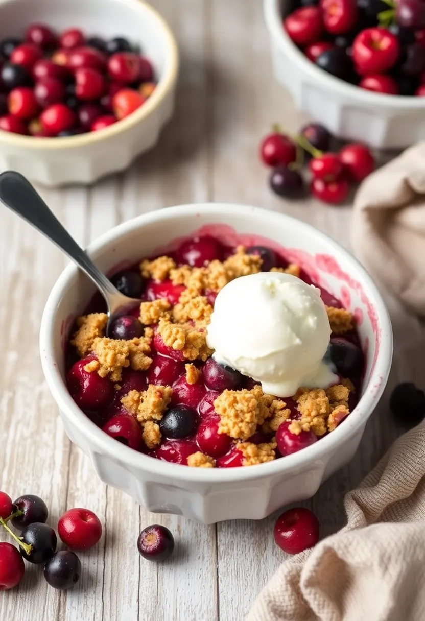 28 Cup For Cup Gluten Free Flour Recipes That Actually Work - 27. Gluten Free Berry Crumble