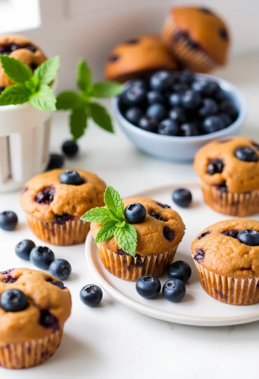 28 Cup For Cup Gluten Free Flour Recipes That Actually Work - 3. Gluten Free Blueberry Muffins