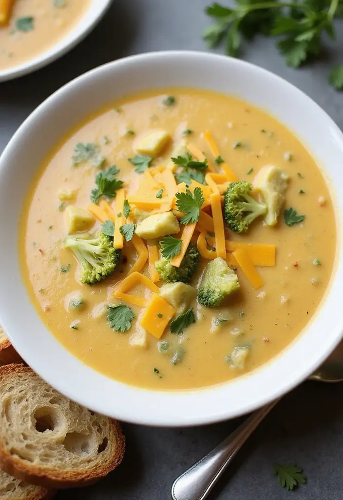 28 Gluten Free Recipes For A Crowd That Everyone Will Enjoy - 11. Broccoli Cheddar Soup