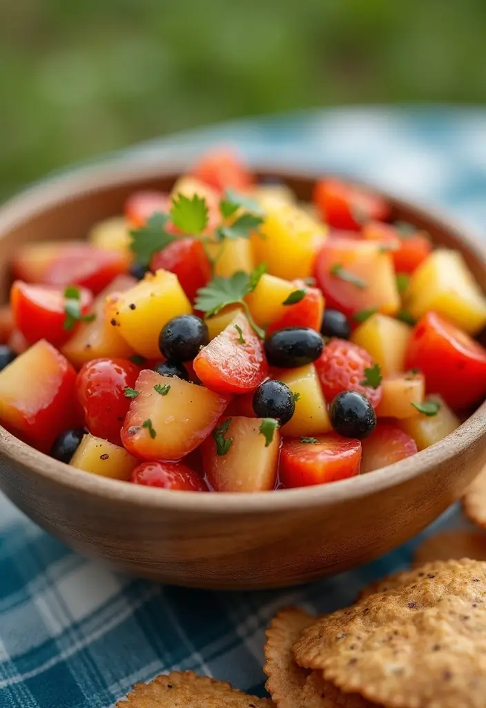 28 Gluten Free Recipes For A Crowd That Everyone Will Enjoy - 16. Fruit Salsa with Cinnamon Chips