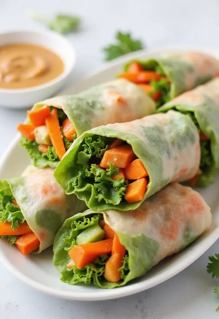 28 Gluten Free Recipes For A Crowd That Everyone Will Enjoy - 17. Vegetable Spring Rolls