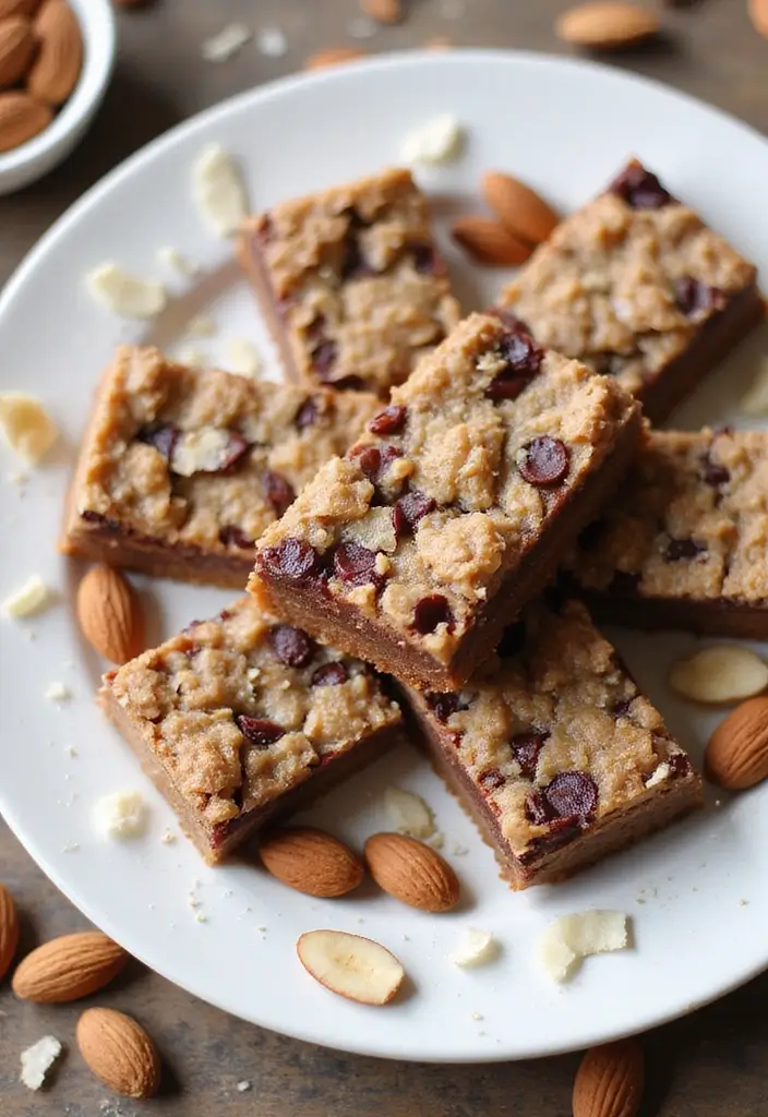 28 Gluten Free Recipes For A Crowd That Everyone Will Enjoy - 27. Almond Joy Protein Bars