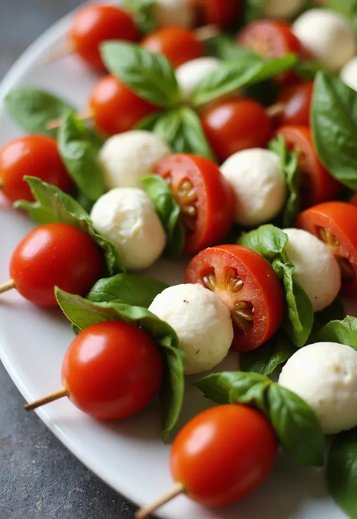 28 Gluten Free Recipes For A Crowd That Everyone Will Enjoy - 6. Caprese Skewers