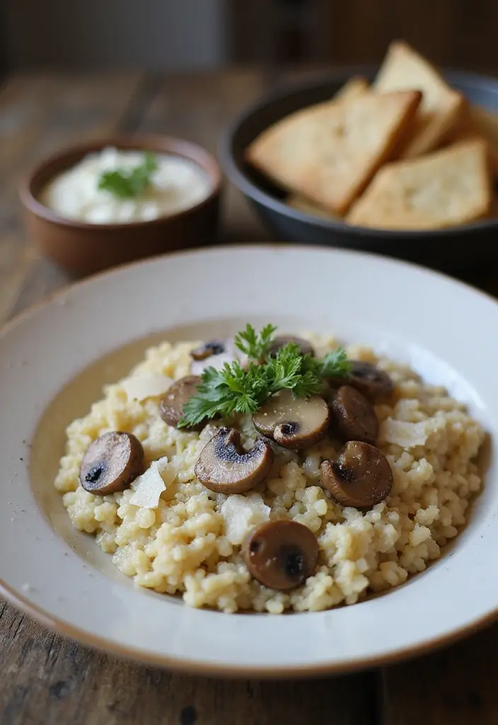 28 Gluten Free Recipes For A Crowd That Everyone Will Enjoy - 9. Creamy Mushroom Risotto