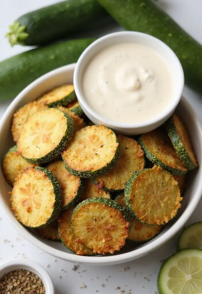 30 Gluten And Dairy Free Snack Recipes To Keep You Full - 11. Zucchini Chips