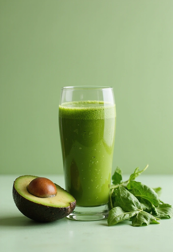 30 Gluten And Dairy Free Snack Recipes To Keep You Full - 12. Spinach and Avocado Smoothie
