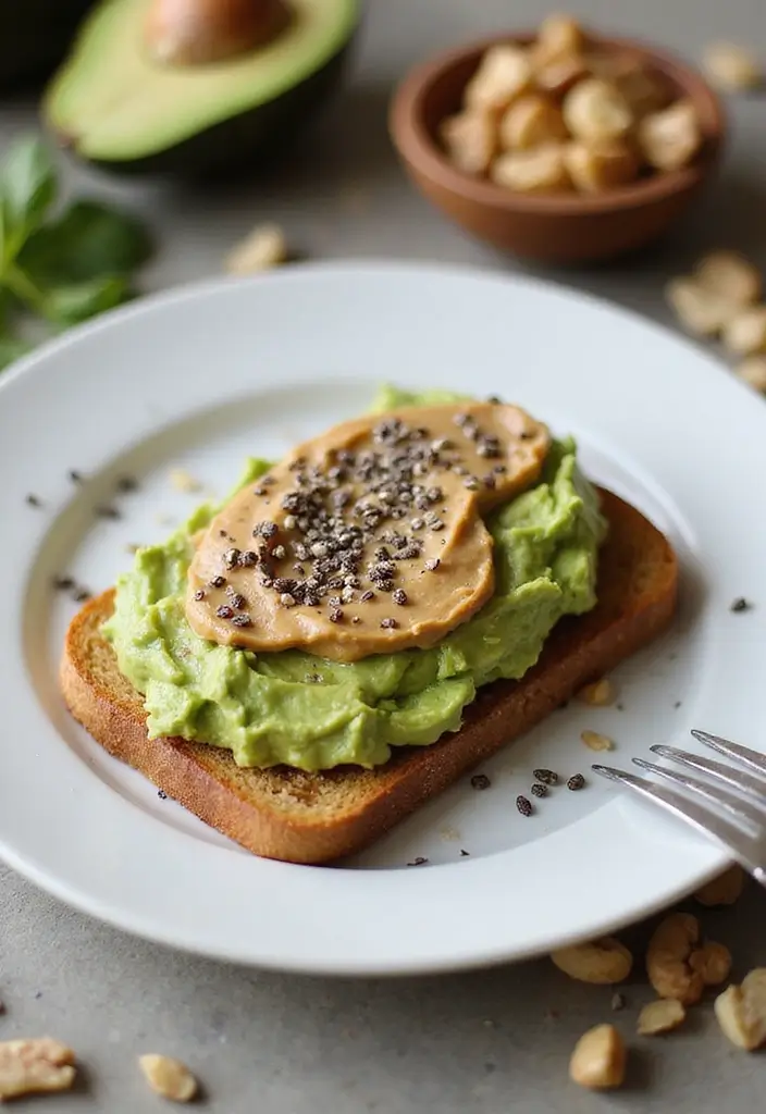 30 Gluten And Dairy Free Snack Recipes To Keep You Full - 2. Avocado Toast with Nut Butter