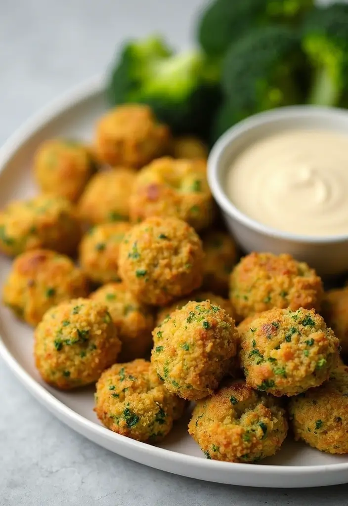30 Gluten And Dairy Free Snack Recipes To Keep You Full - 22. Broccoli and Cheese Bites
