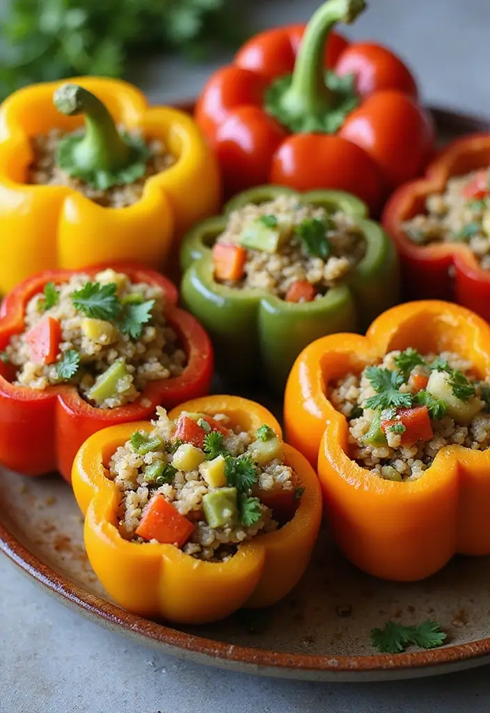 30 Gluten And Dairy Free Snack Recipes To Keep You Full - 23. Mediterranean Stuffed Peppers
