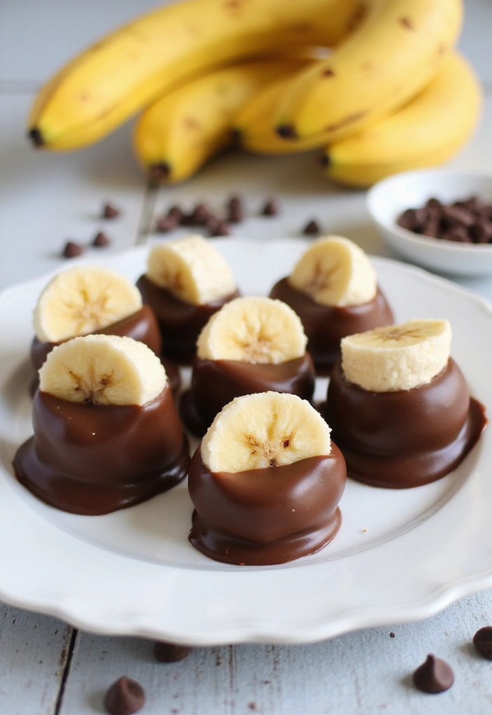 30 Gluten And Dairy Free Snack Recipes To Keep You Full - 8. Frozen Banana Bites