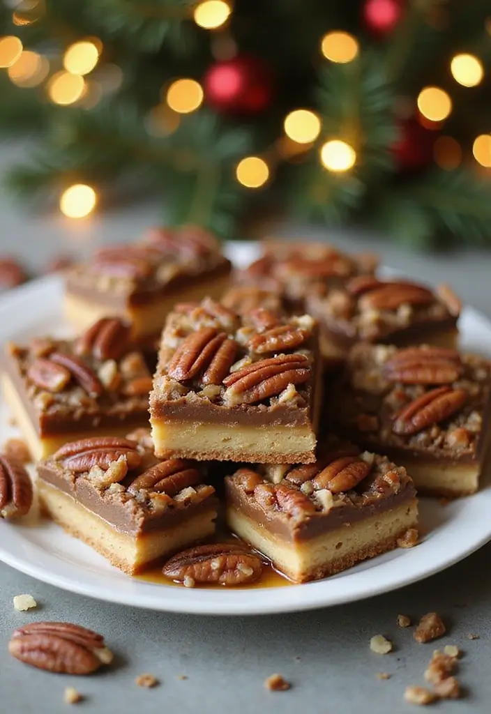 30 Gluten Free Dairy Free Christmas Recipes For The Holidays - 12. Maple Pecan Pie Bars