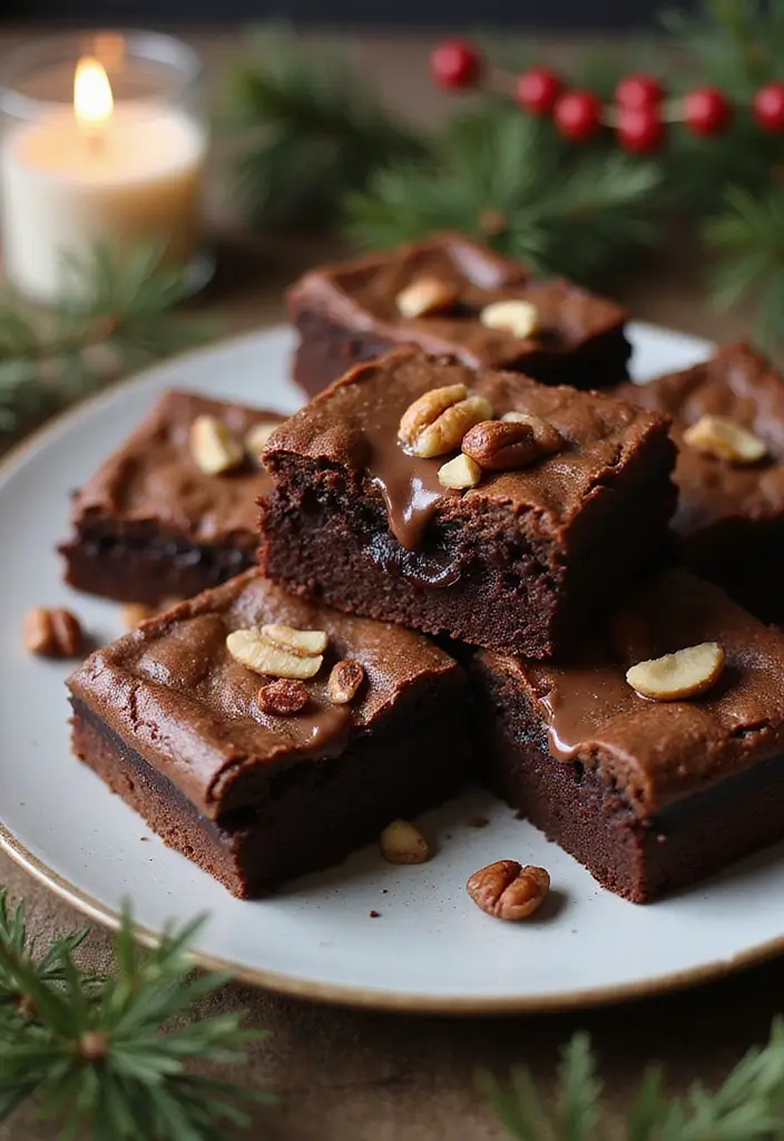 30 Gluten Free Dairy Free Christmas Recipes For The Holidays - 13. Vegan Brownies