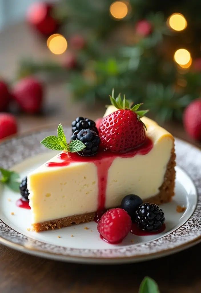 30 Gluten Free Dairy Free Christmas Recipes For The Holidays - 15. Dairy Free Cheesecake