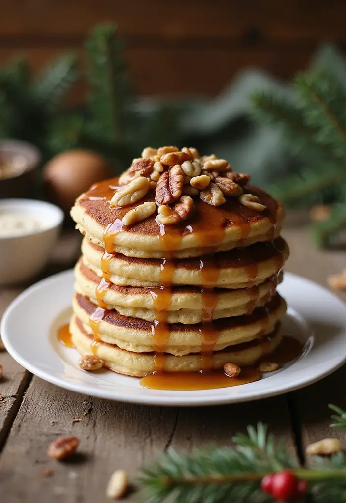 30 Gluten Free Dairy Free Christmas Recipes For The Holidays - 17. Cinnamon Roll Pancakes