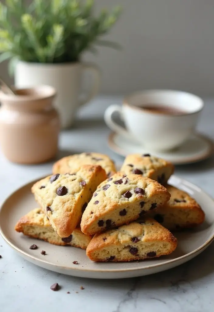 30 Gluten Free Dairy Free Christmas Recipes For The Holidays - 21. Vegan Chocolate Chip Scones