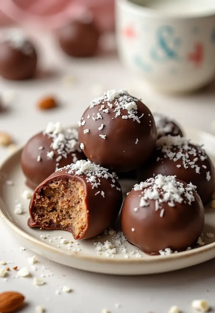 30 Gluten Free Dairy Free Christmas Recipes For The Holidays - 23. Almond Joy Bites