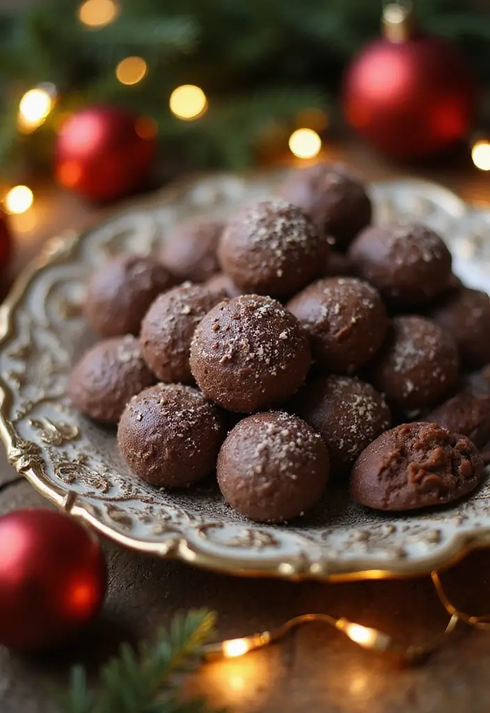 30 Gluten Free Dairy Free Christmas Recipes For The Holidays - 3. Chocolate Coconut Truffles