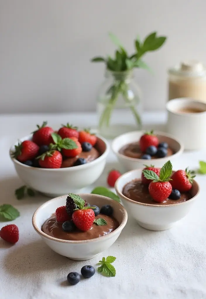30 Gluten Free Dairy Free Christmas Recipes For The Holidays - 7. Vegan Chocolate Mousse