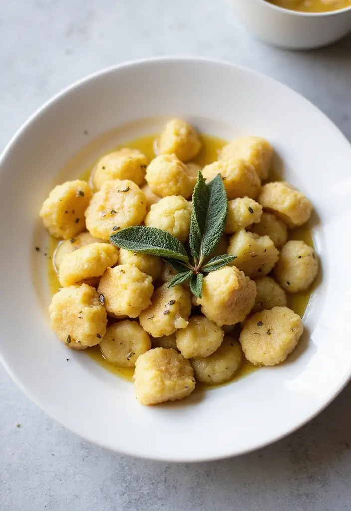 30 Gluten Free Dairy Free Pasta Recipes To Savor - 10. Cauliflower Gnocchi with Sage Brown Butter