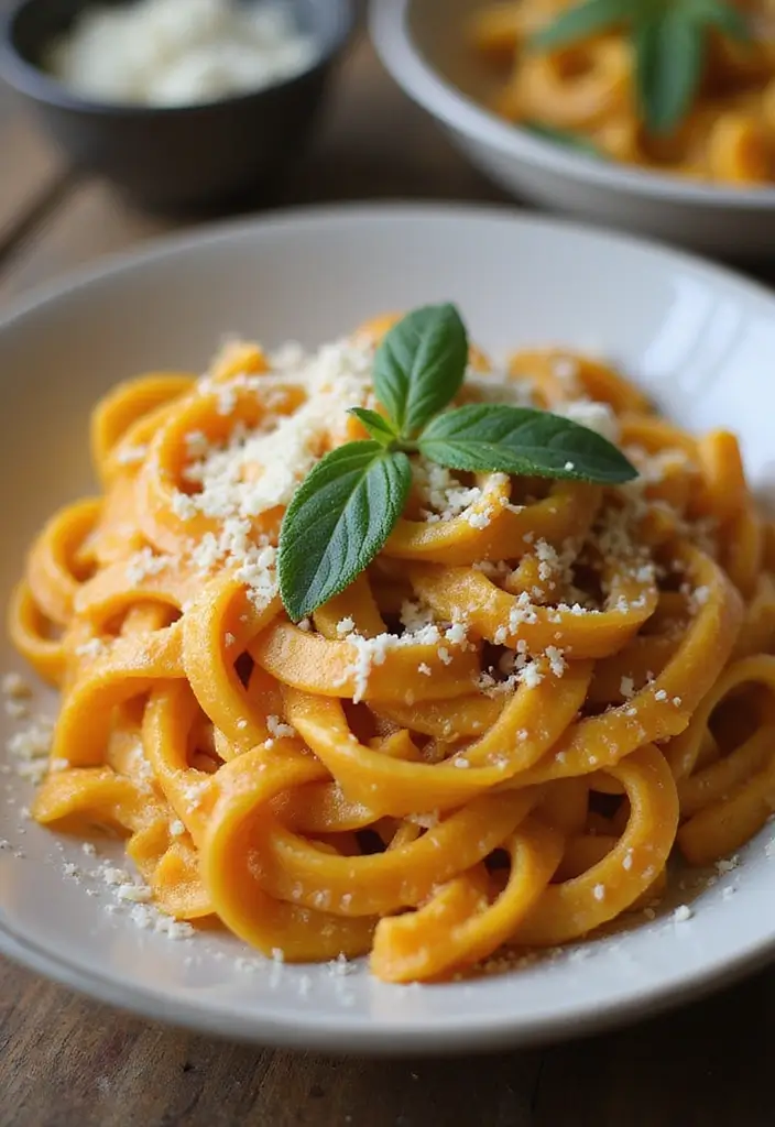 30 Gluten Free Dairy Free Pasta Recipes To Savor - 13. Butternut Squash Pasta with Sage
