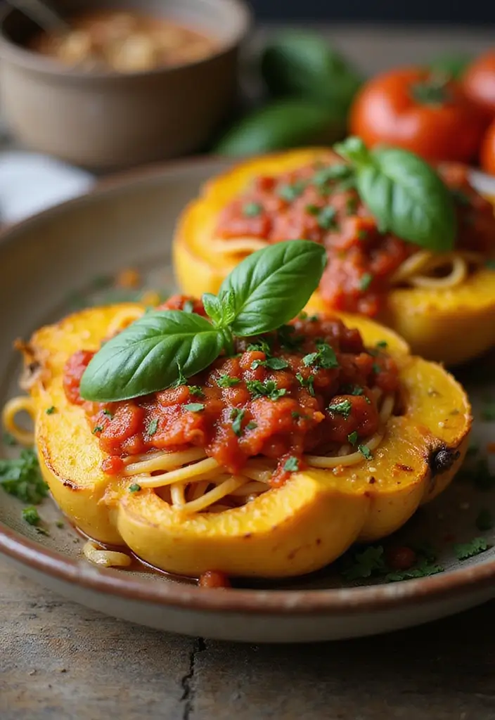 30 Gluten Free Dairy Free Pasta Recipes To Savor - 2. Spaghetti Squash with Marinara Sauce