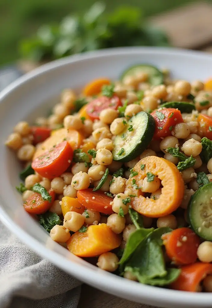 30 Gluten Free Dairy Free Pasta Recipes To Savor - 30. Mediterranean Chickpea Pasta Salad