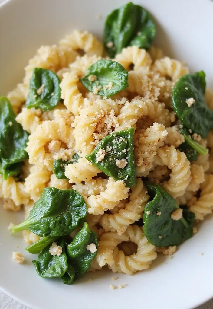 30 Gluten Free Dairy Free Pasta Recipes To Savor - 4. Quinoa Pasta with Spinach and Almond Cream