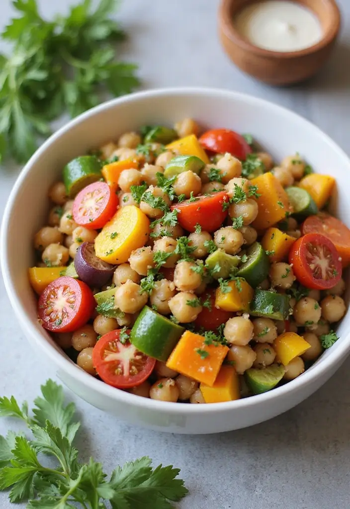 30 Gluten Free Dairy Free Recipes Dinner Ideas Everyone Loves - 17. Mediterranean Chickpea Salad
