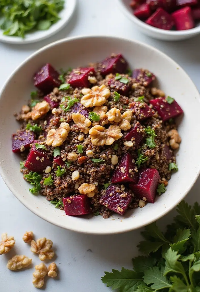 30 Gluten Free Dairy Free Recipes Dinner Ideas Everyone Loves - 18. Beet and Quinoa Salad