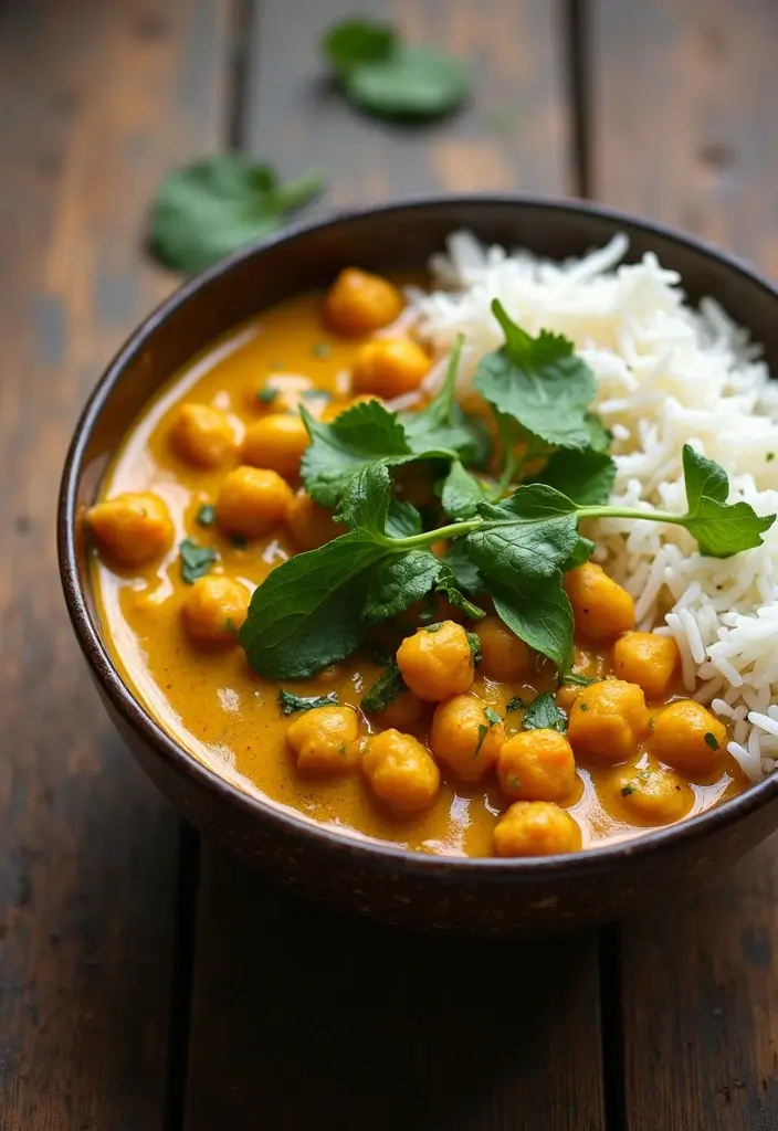 30 Gluten Free Dairy Free Recipes Dinner Ideas Everyone Loves - 3. Coconut Curry Chickpeas