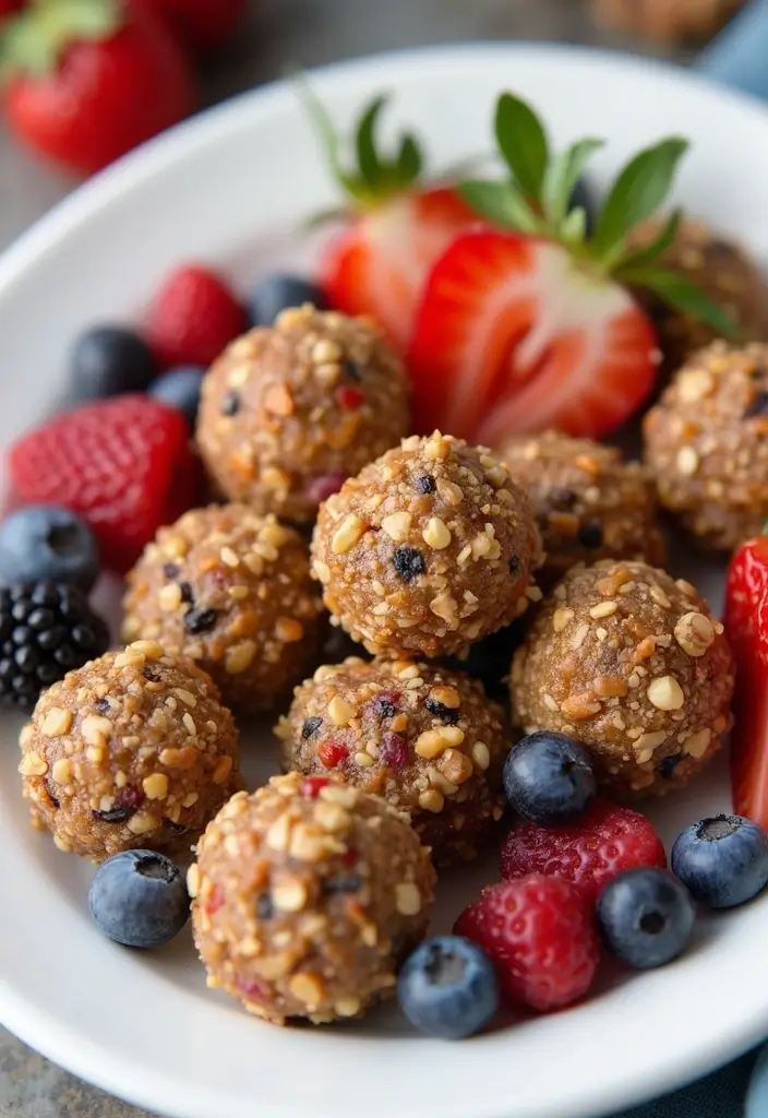 30 Gluten Free Dairy Free Recipes For Kids That Are Fun And Tasty - 2. Fruit & Nut Energy Bites