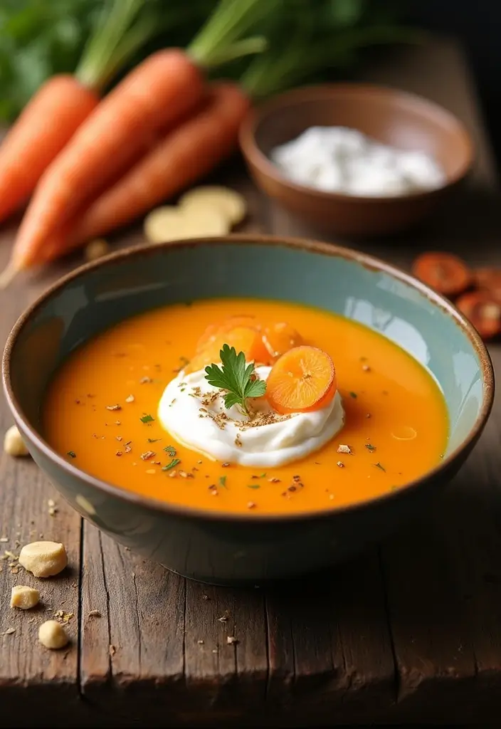 30 Gluten Free Dairy Free Soup Recipes To Warm You Up - 11. Carrot Ginger Soup