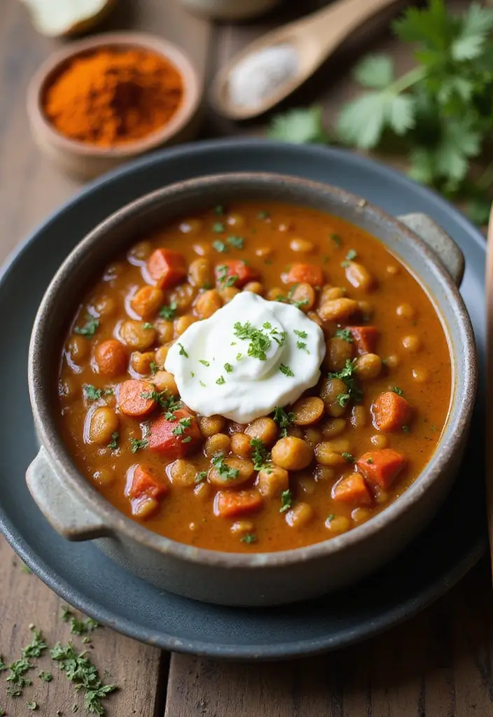 30 Gluten Free Dairy Free Soup Recipes To Warm You Up - 17. Moroccan Spiced Lentil Soup